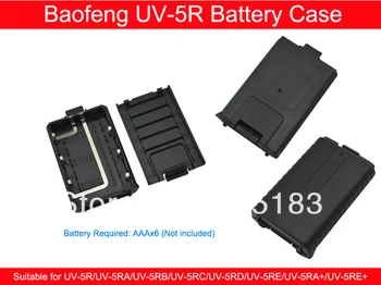 чехол для батареек 6 x AAA для портативного двухстороннего радиоприемника Baofeng UV-5R, UV-5RA +, , UV-5RD, UV-5RE +, TYT TH-F8