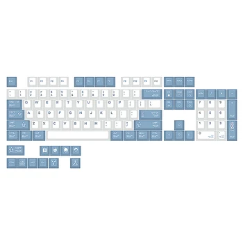 115 Клавиш Набор Колпачков для ключей Science Theme Cherry Profile PBT Сублимационные Колпачки для клавиш Комплект для 61/64/68/71/84/87/98/104 Аксессуары для клавиатуры