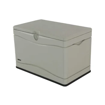Долговечная пластиковая палубная коробка объемом 80 галлонов, бежевого цвета, 39 Л X 24 Вт X 26 Ч В Ящиках для хранения Organizador Boite Rangement