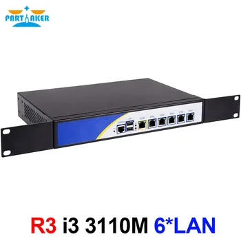 Брандмауэр Partaker R3 Mikrotik pfSense VPN Network Security Appliance Маршрутизатор ПК Процессор Intel Core i3 3110M 6 Intel Gigabit Lan