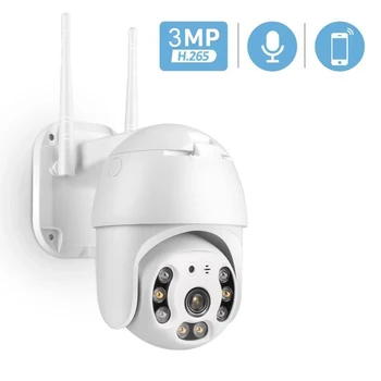 1080P PTZ Wifi Камера Открытый 4-Кратный Цифровой Зум AI Human Detect Беспроводная Камера Ночного Видения Автоматическое Отслеживание Безопасности CCTV IP-Камера