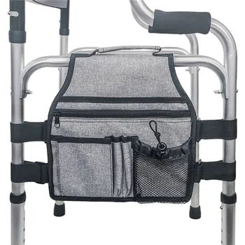 Ходунки Электрический Скутер Подлокотник Инвалидной коляски Боковая сумка для хранения Сиденье Портативный Карманный Подлокотник Сумка для хранения Складной Органайзер для Стула