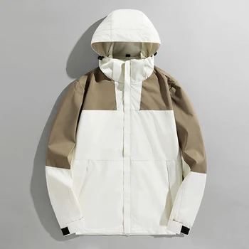 2023 Весенне-осеннее новое пальто Couple Charge, тонкая однослойная куртка Унисекс для отдыха, ветрозащитный и непромокаемый рабочий костюм